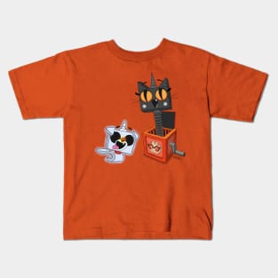 Kitty-in-a-Box with Prince Zerocorn Kids T-Shirt